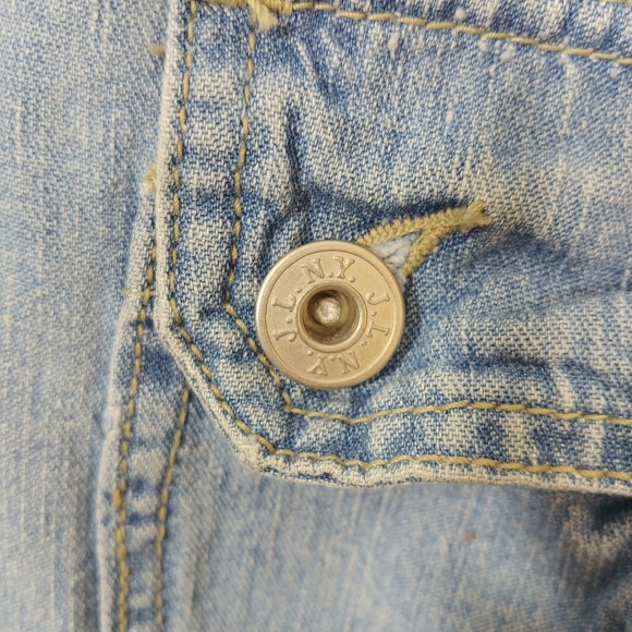 Vintage Denim Jumper Dress Size Medium - Picture 8 of 8